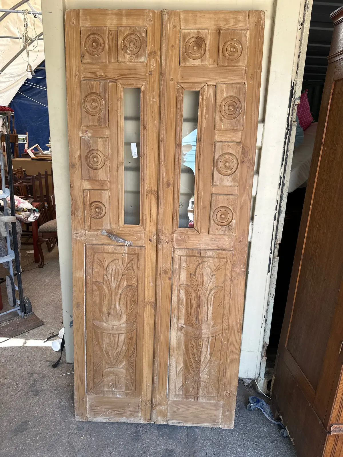 Primitive Egyptian Wooden Door 1