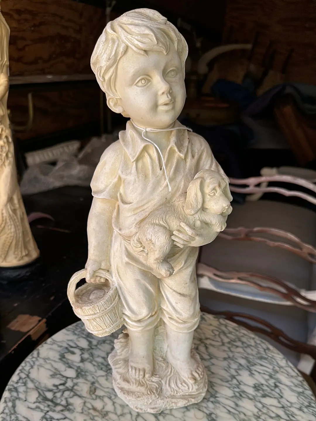 Composition Boy With Dog 1