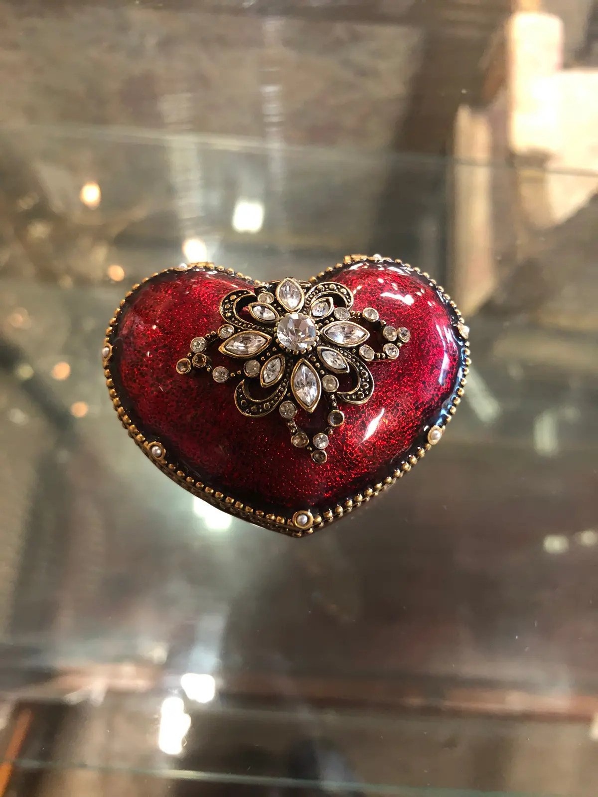 Enameled Heart Box 1