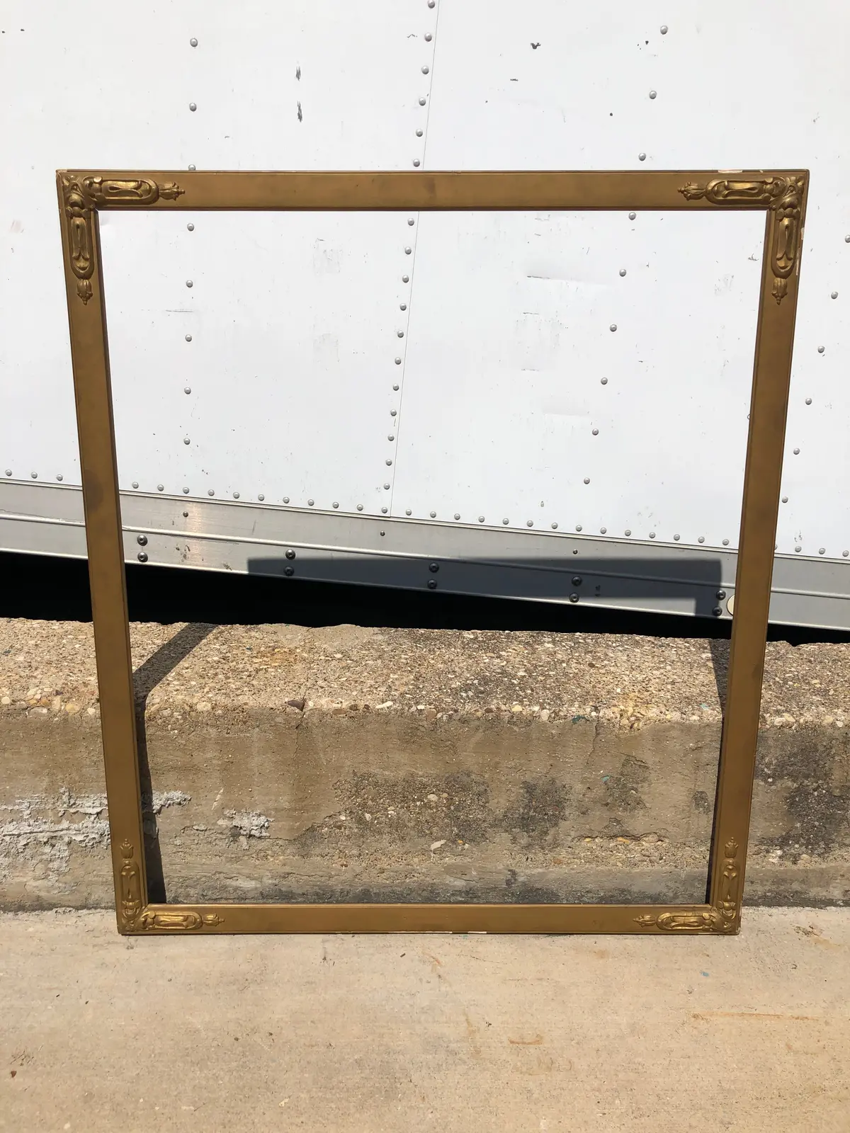 Vintage Gilt Frame With Ornate Corners 1
