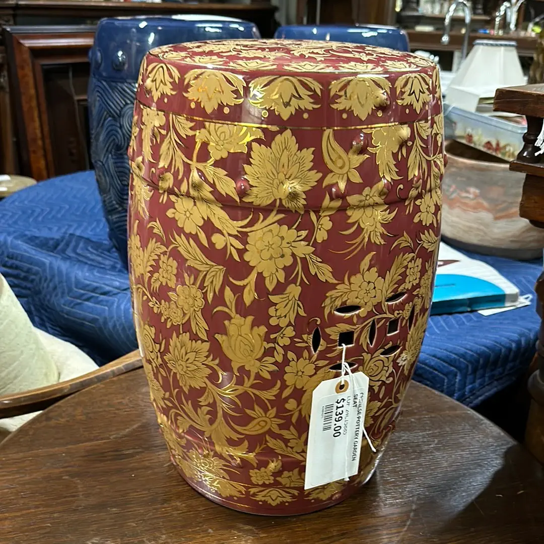 Chinese Pottery Garden Seat 1
