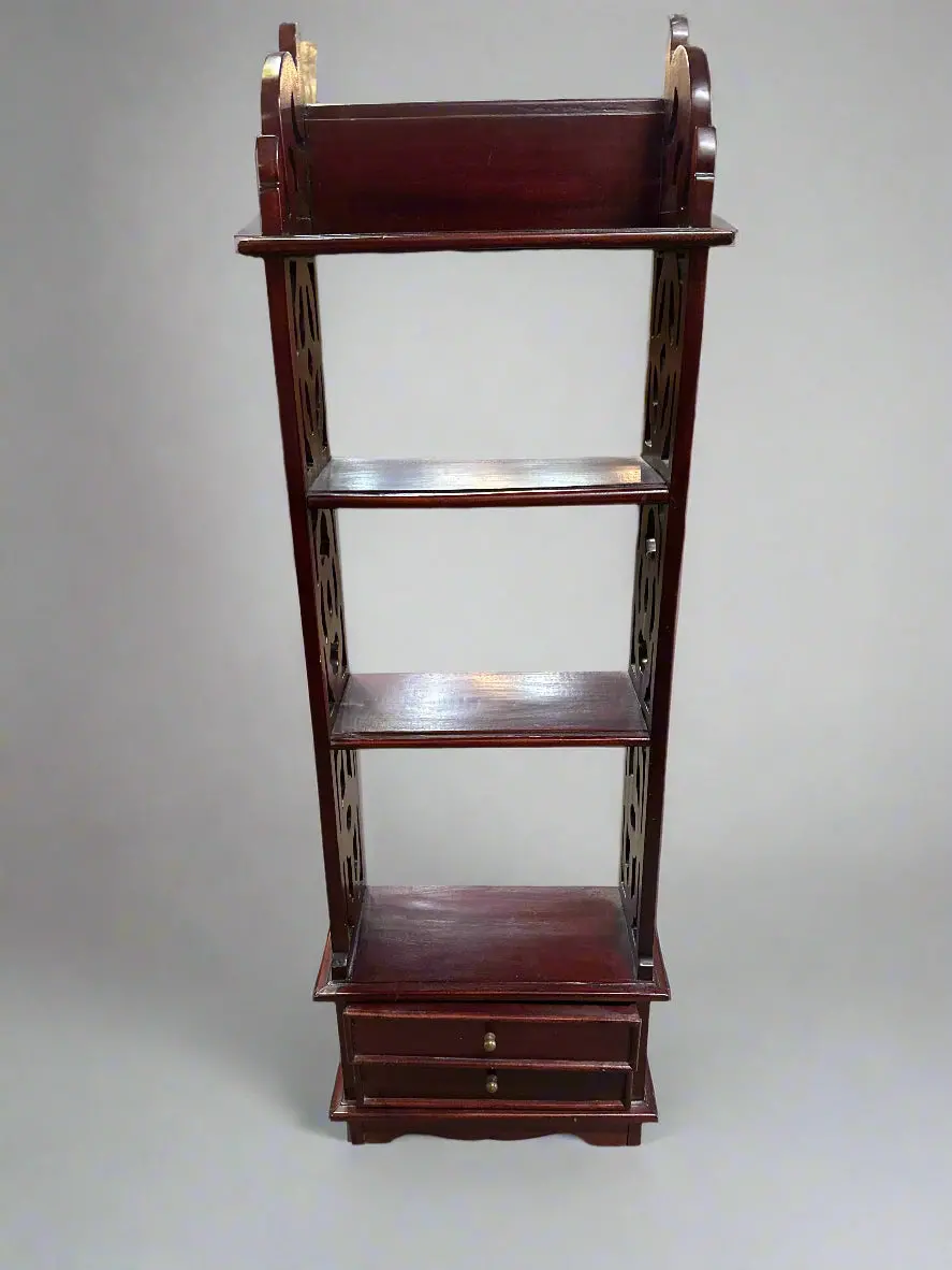 Vintage Chippendale Hanging Cabinet 1