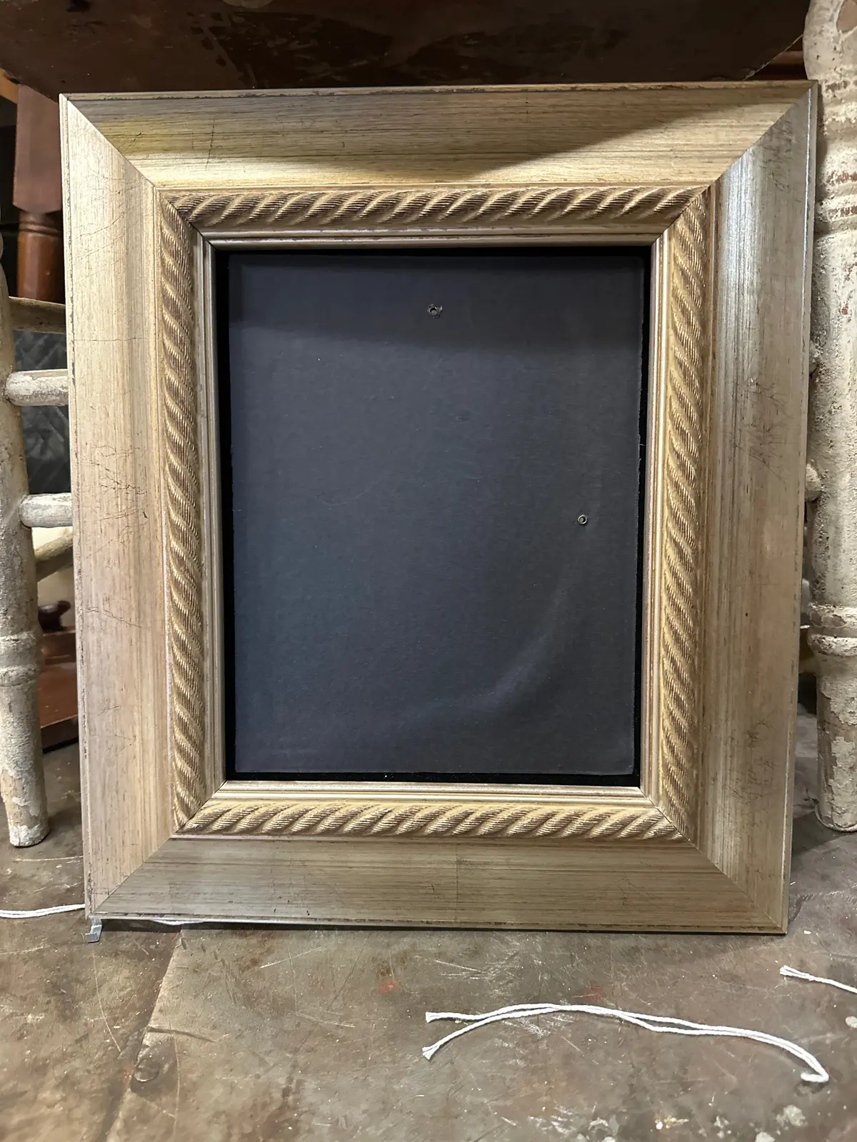 Silver Frame With Rope Edge 1