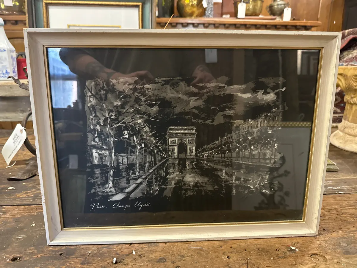 Paris Black And White Print 1