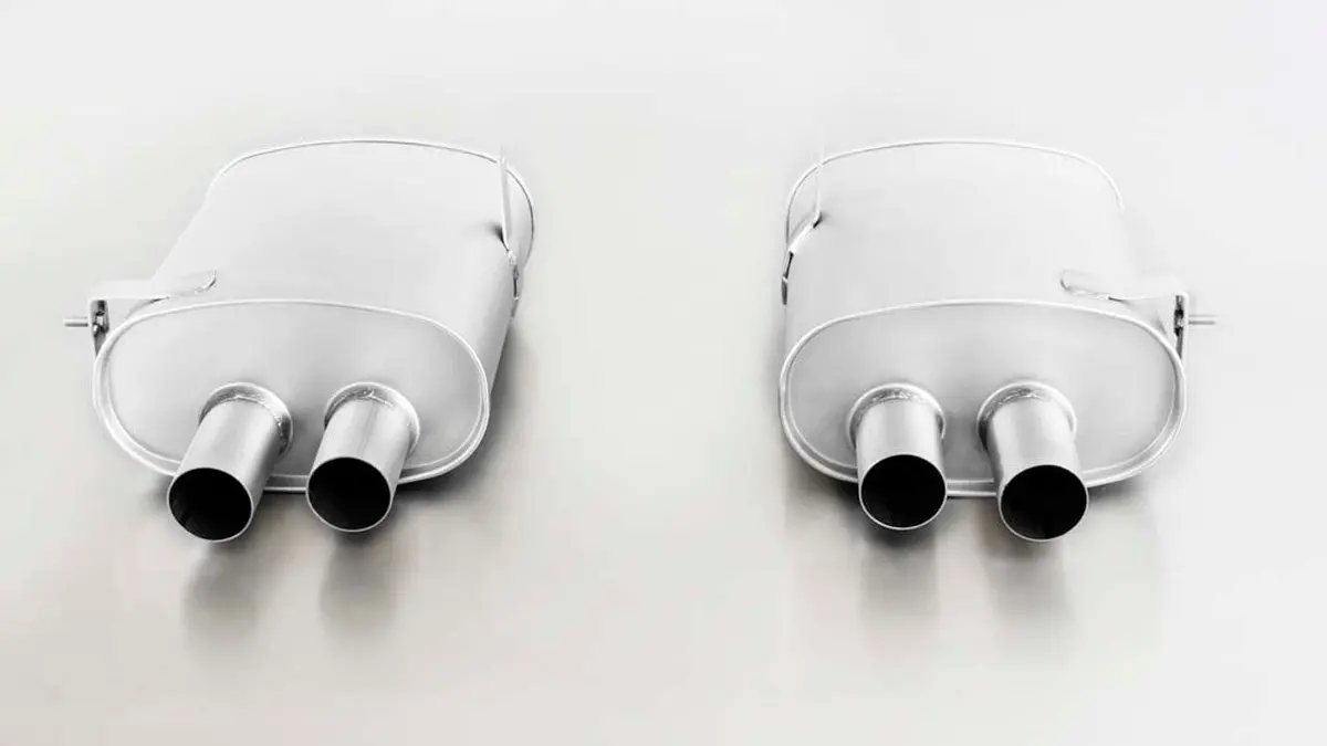Remus Exhaust Rear Silencer With 4 Tail Pipes 84 Mm Angled, Carbon Ring 3 Series E90/E92/E93 M3 309 Kw S65b40a 1