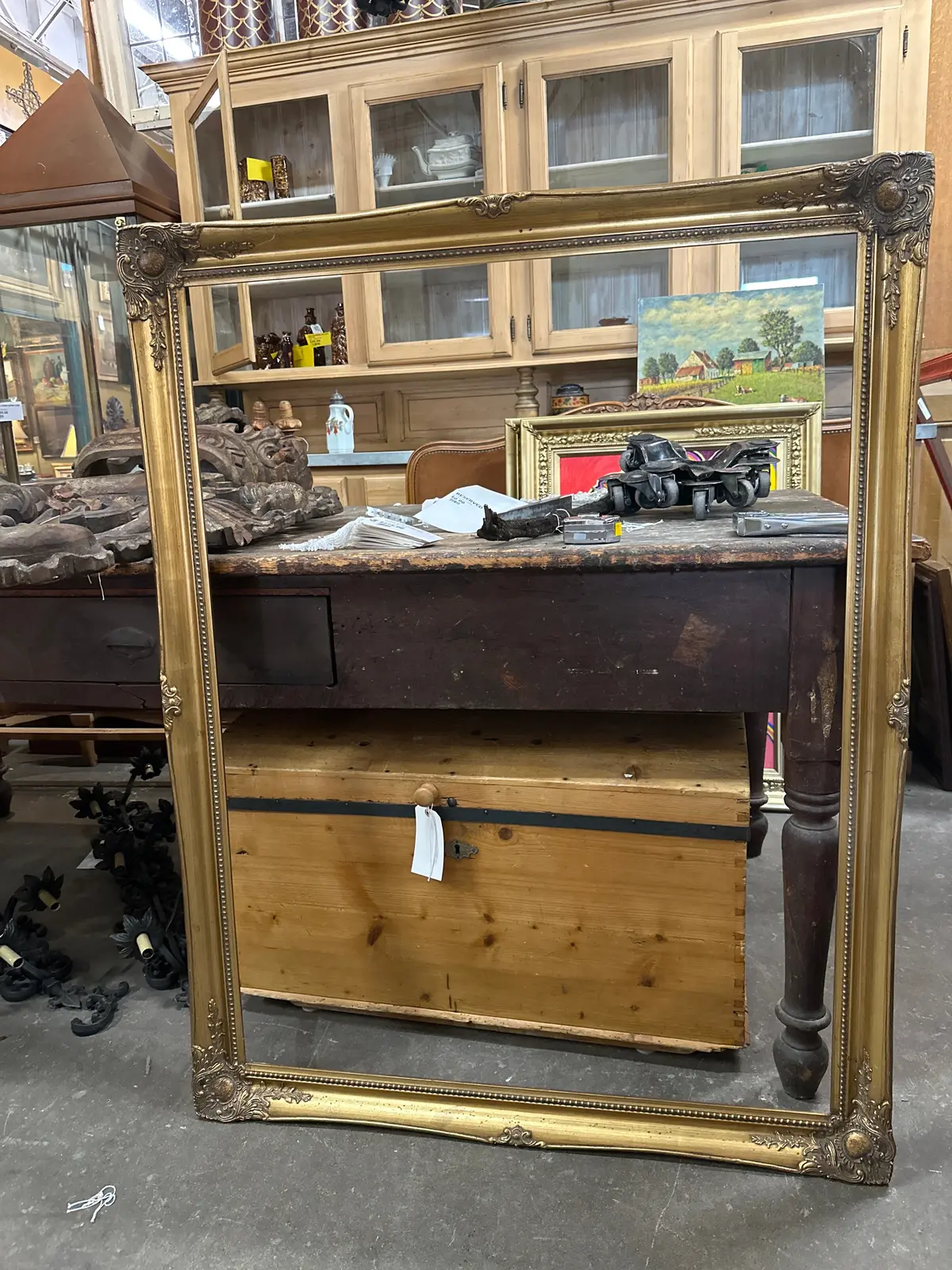 Ornate Large Gold Frame 1