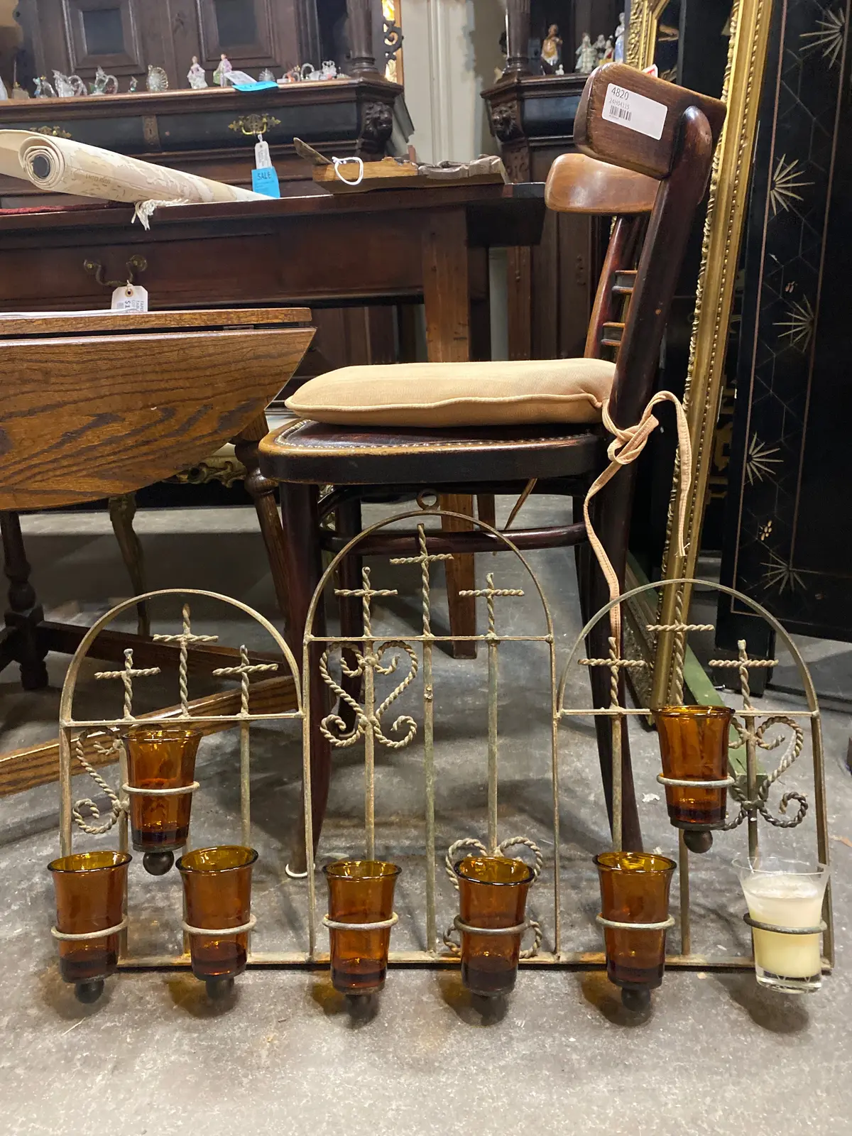 Wrought Iron Votive Stand 1