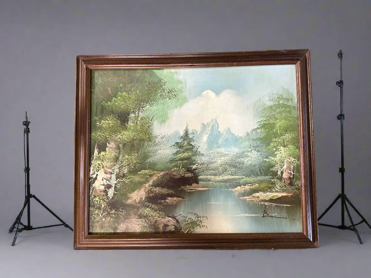 Small Framed Landscape Oil Painting 1