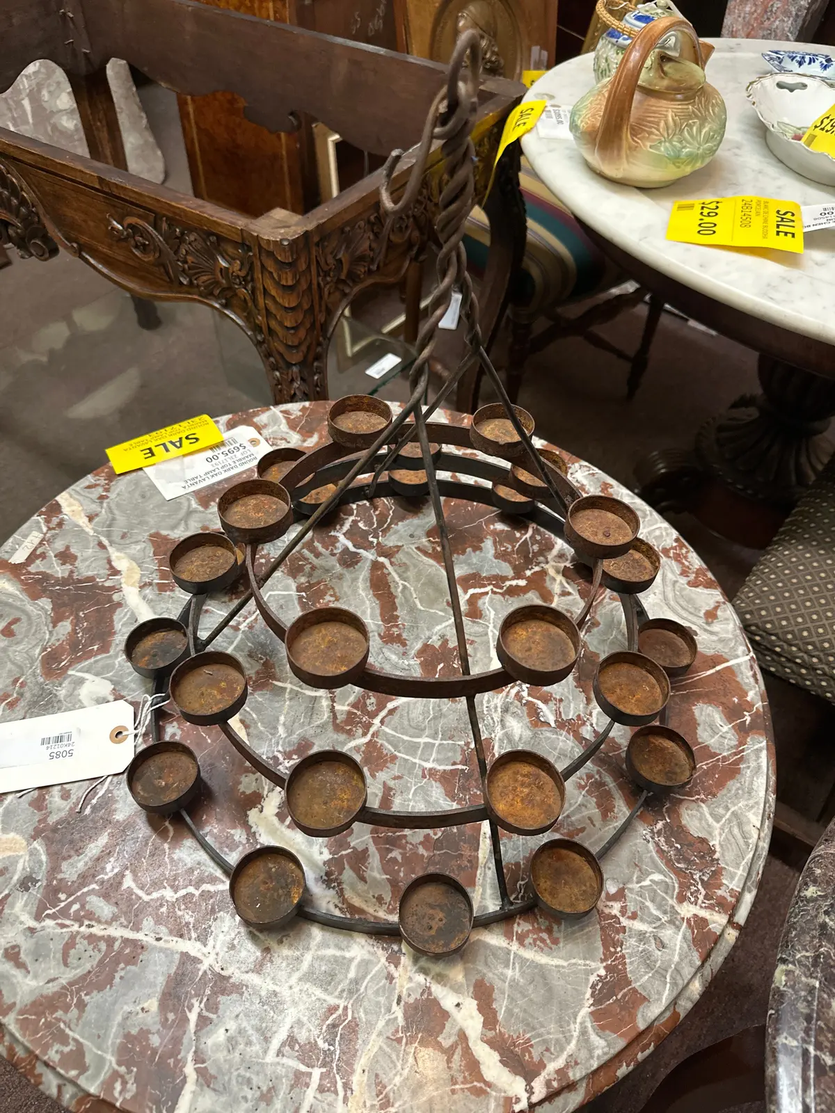 Metal Hanging Votive Candle Holder 1
