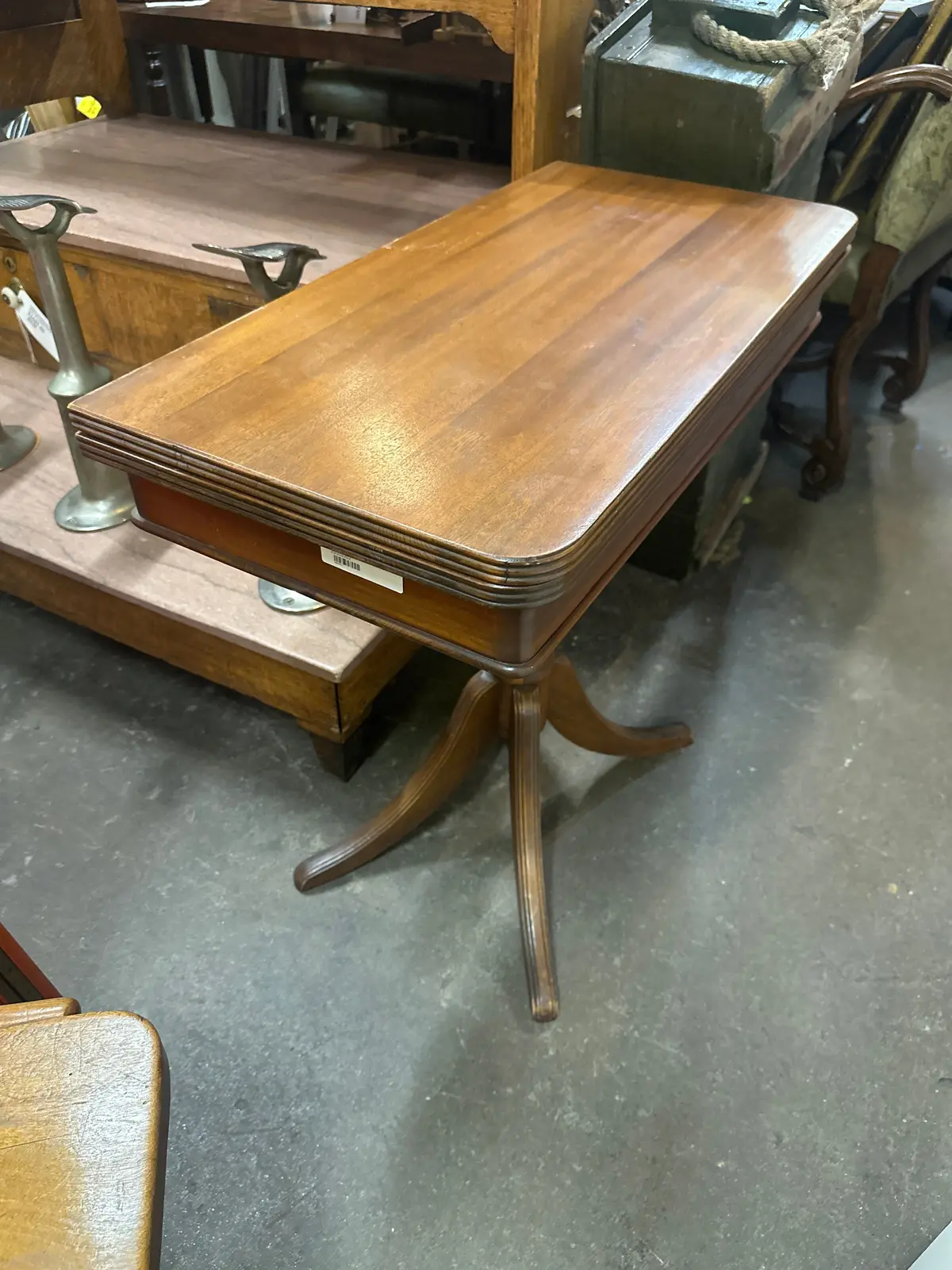 Federal Style Flip Top Game Table 1