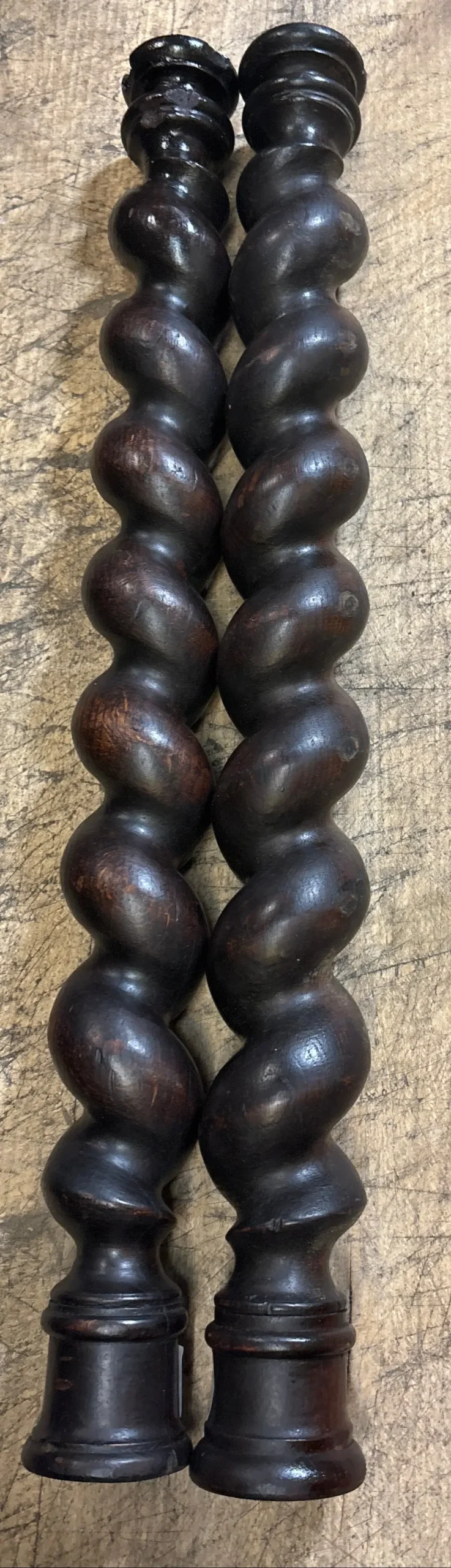Pair Of Barley Twist Columns 1