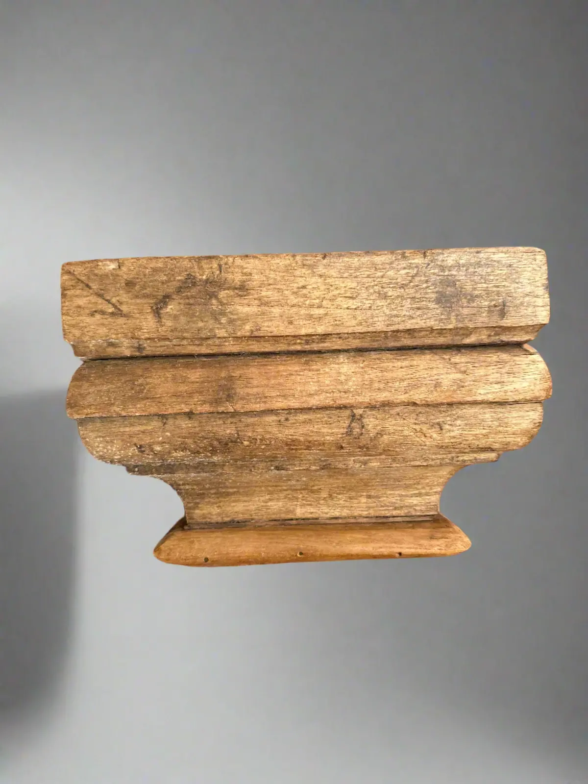 Teak Plinth Wall Shelf 1