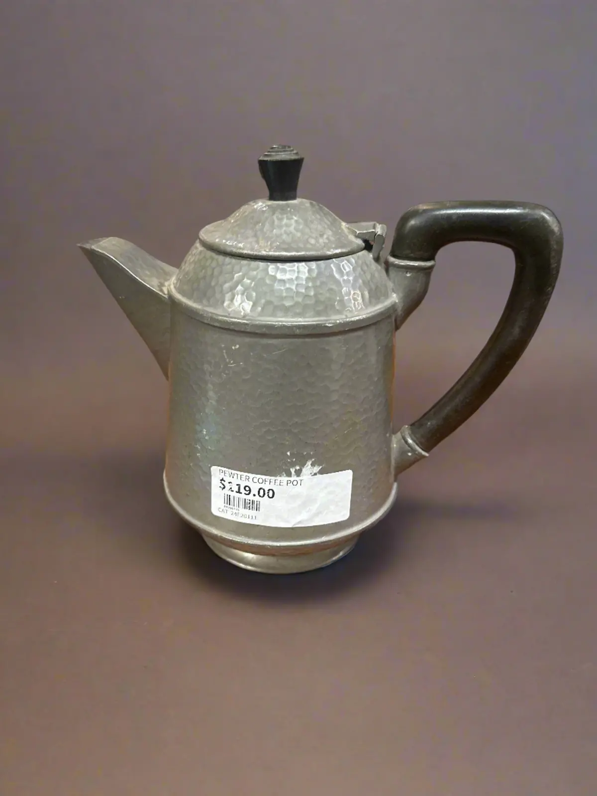 Pewter Coffee Pot 1