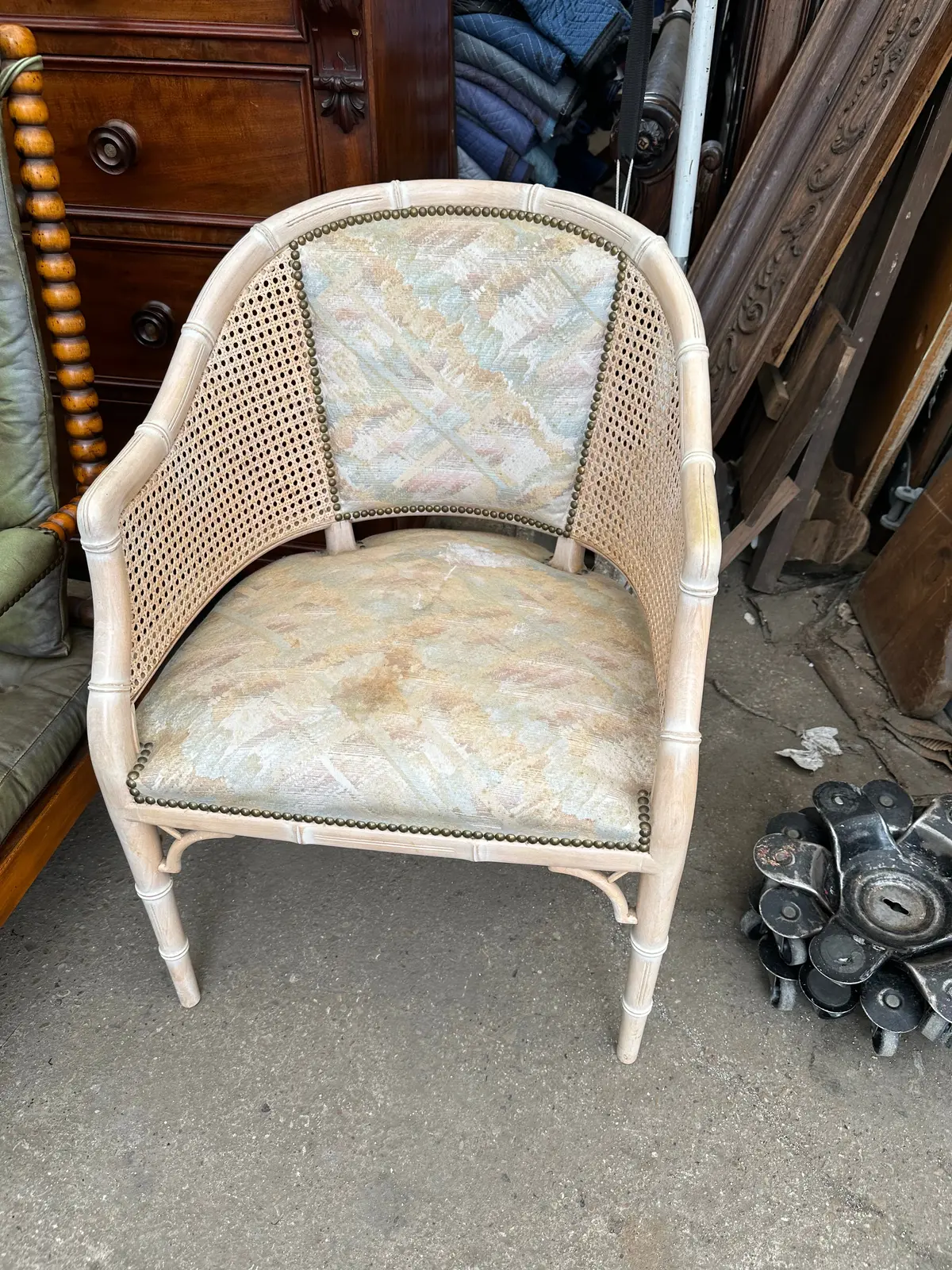Bamboo Painted Chair 1