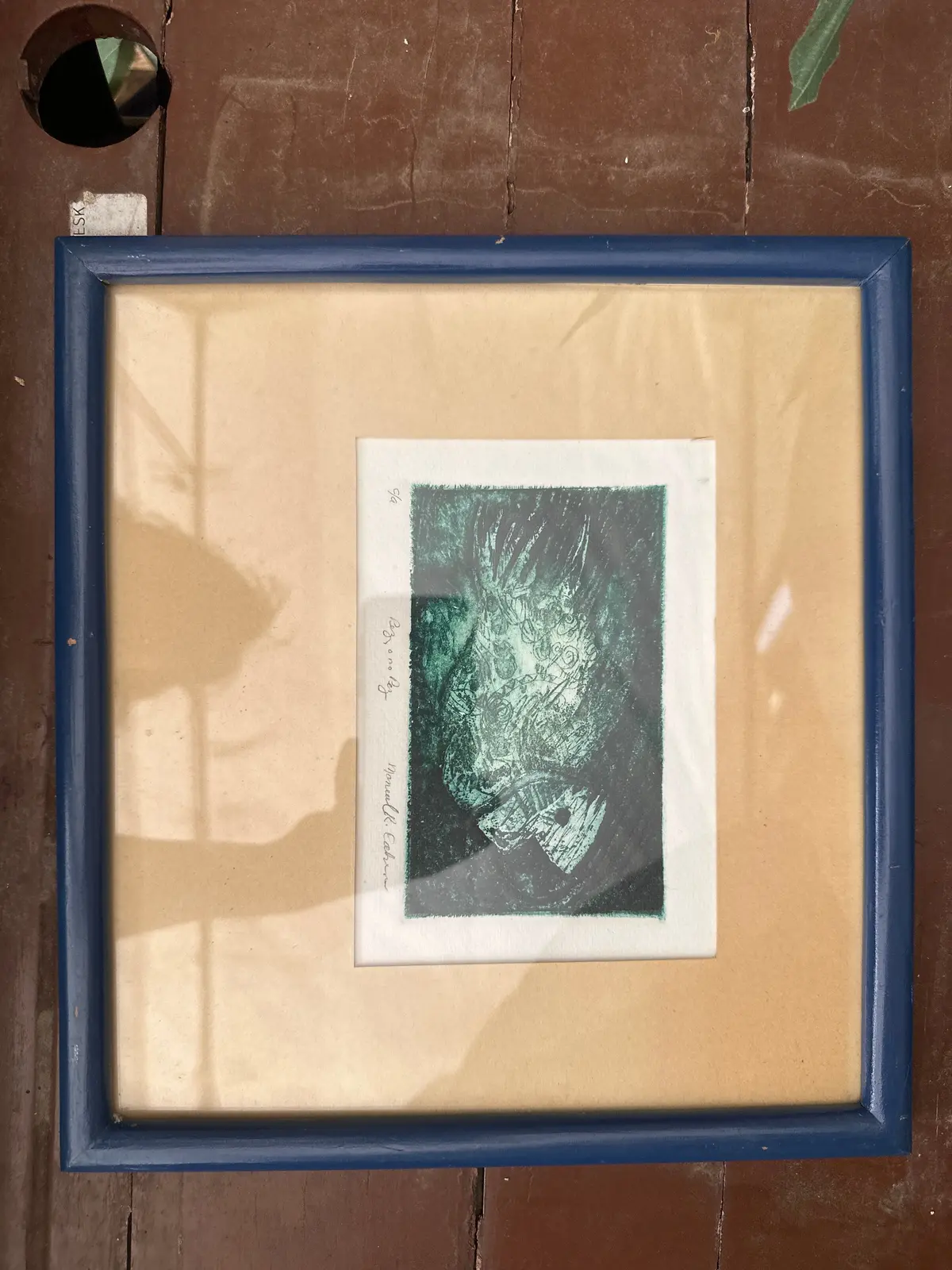 Small Abstract Artist Proof By Cahen 1