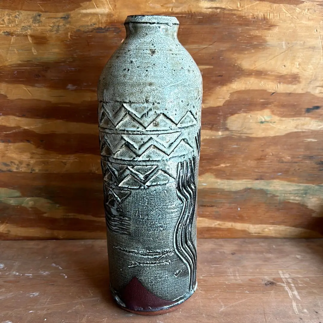 Glazed Terra Cotta Vase 1