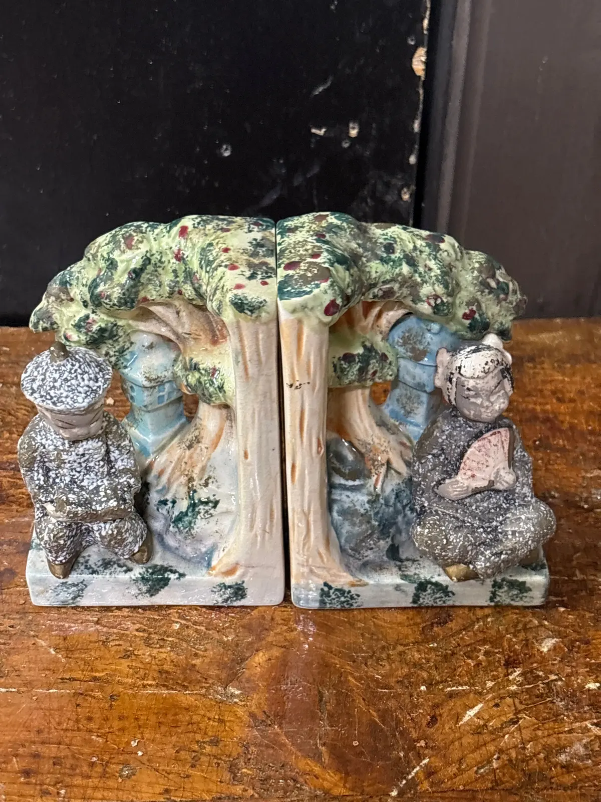 Pair Of Tree Bookends 1