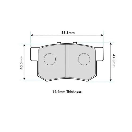 Pbs Performance Brake Pads Honda Civic Ek9 1