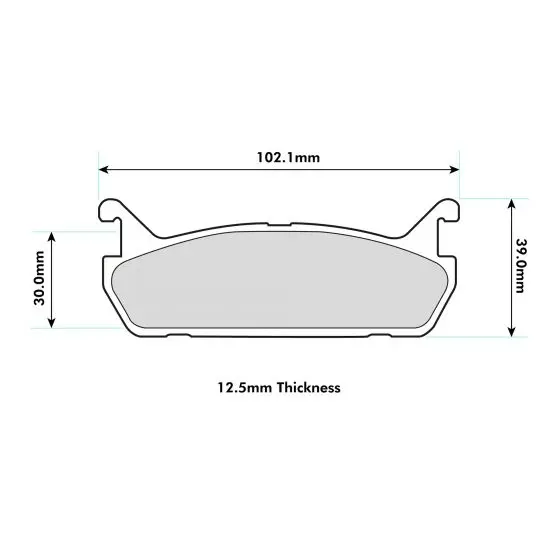 Pbs Mazda Mx5 (Na) 1.6 115Hp (1990-1993) Rear Pads 1180 1