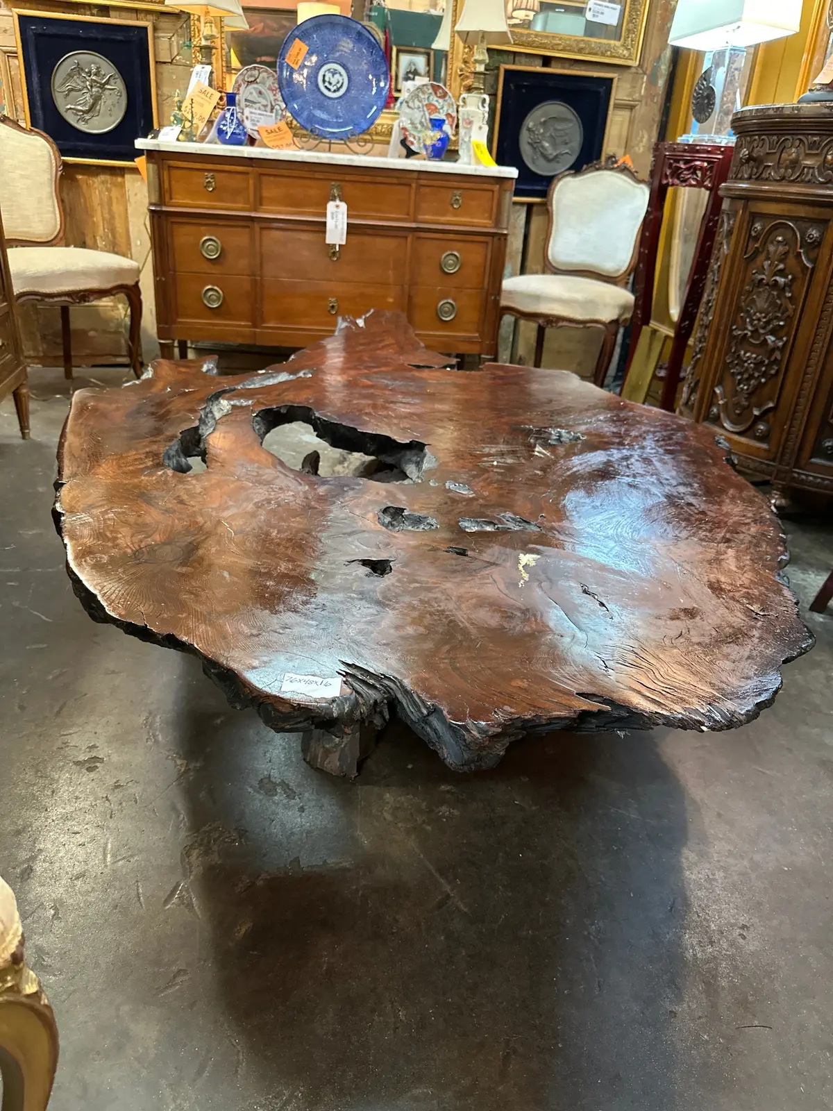 Large Natural Tree Coffee Table 1