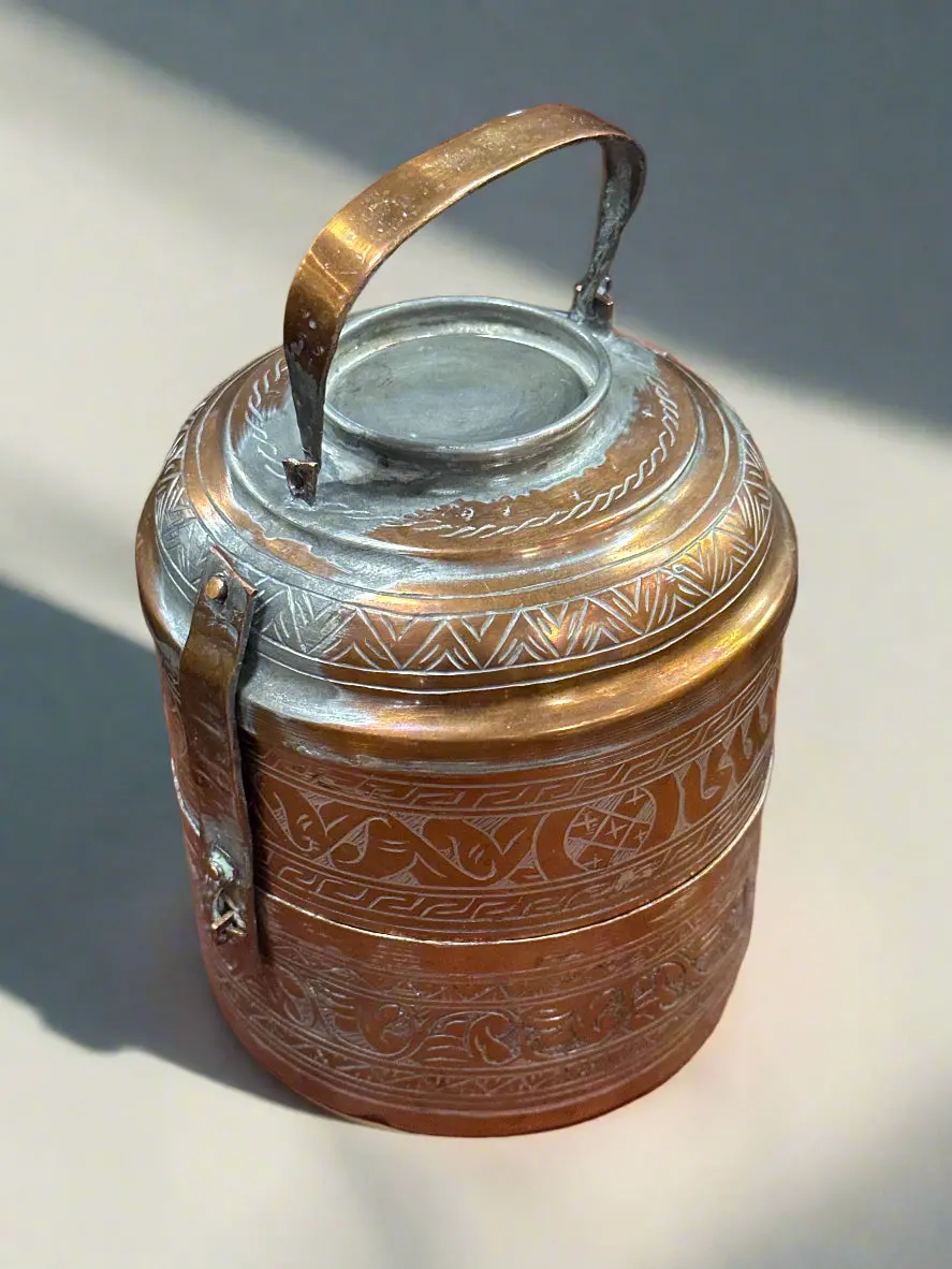 Copper Turkish Lunch Box 1