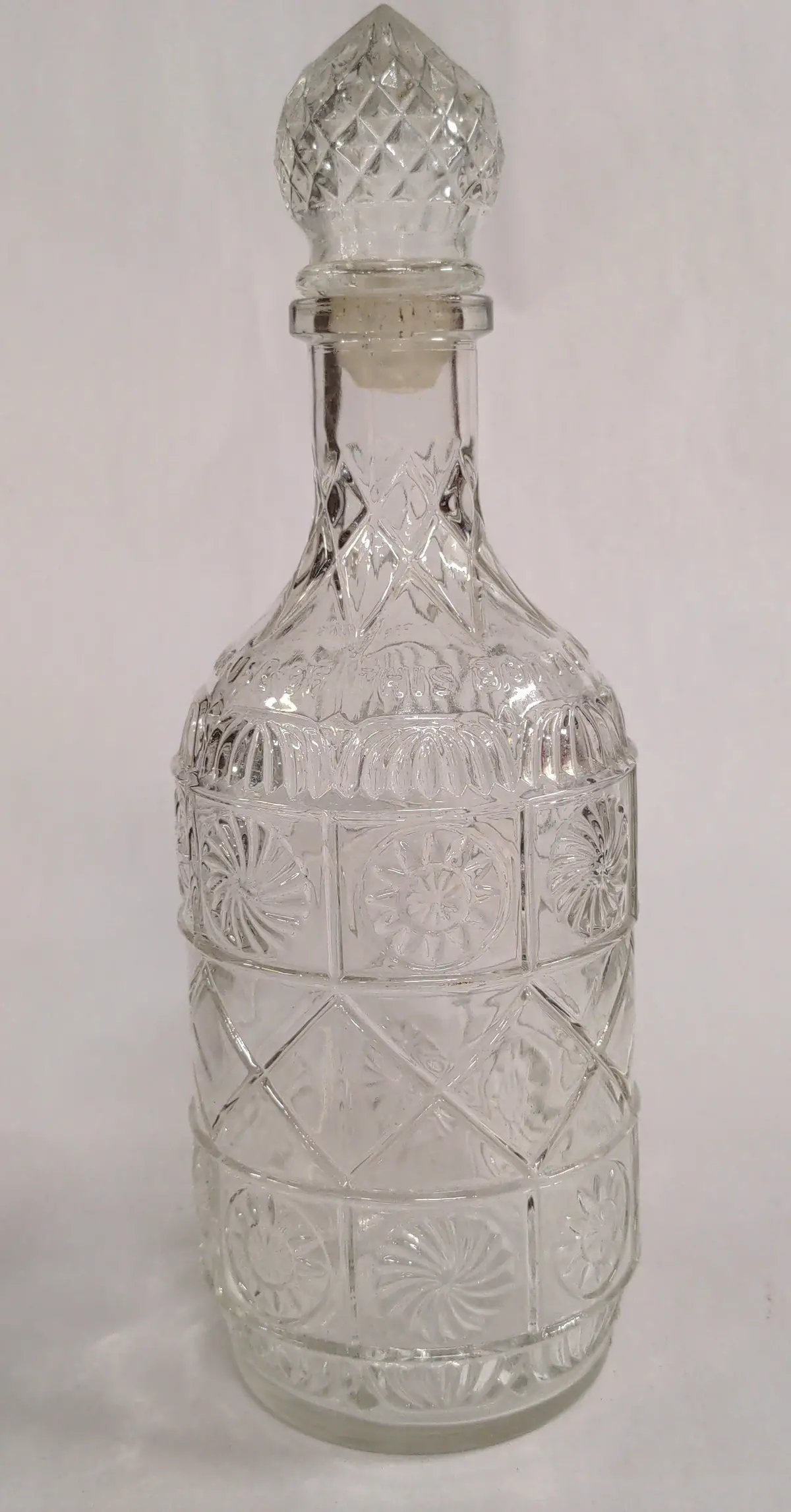 Pressed Glass Decanter 1