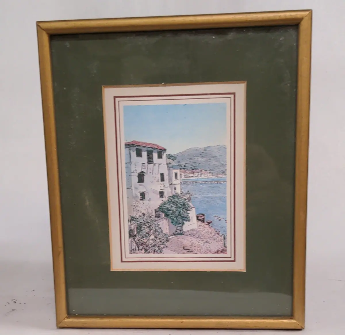 Small Vintage Harbor Print 1