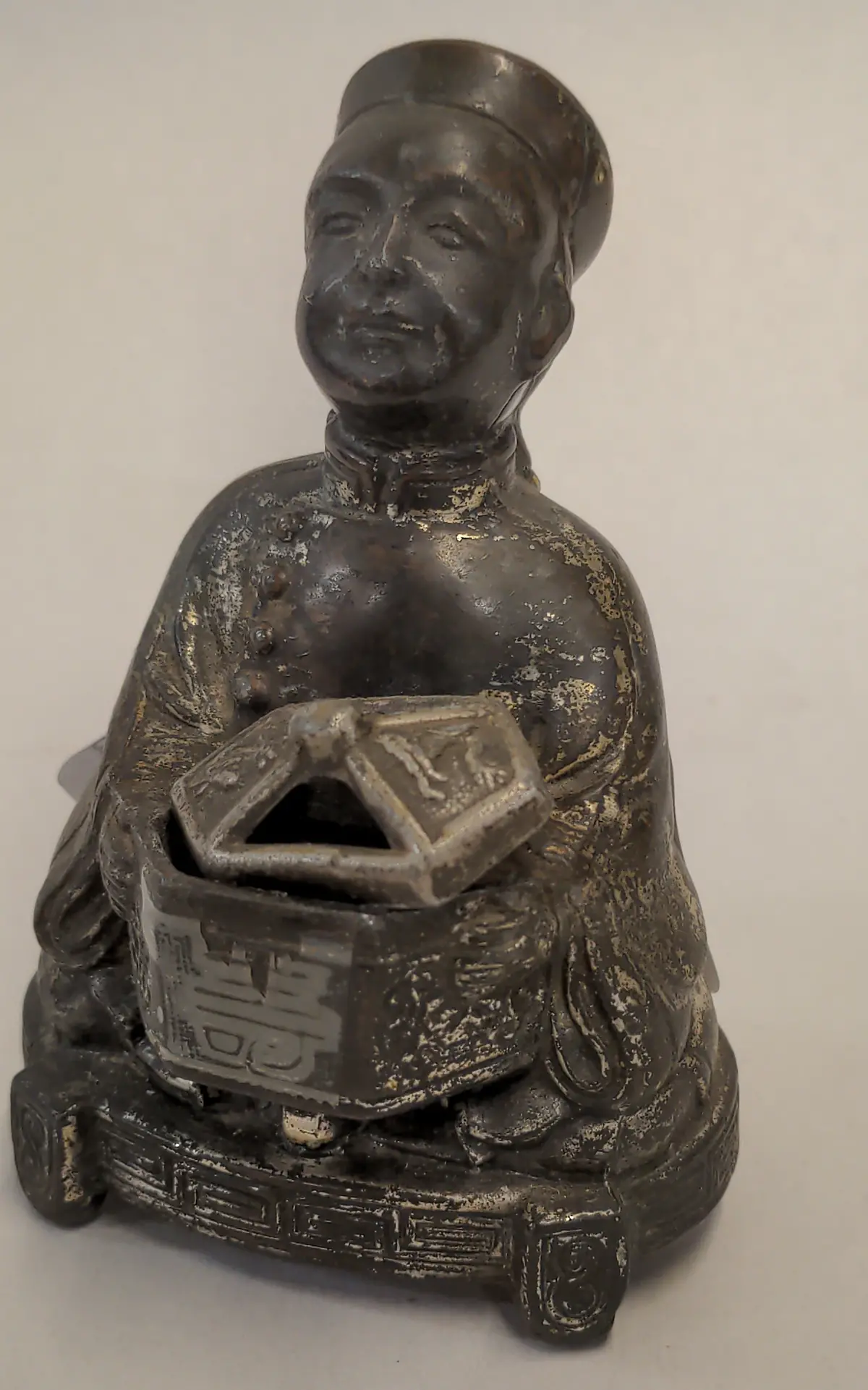 Asian Figurel Spelter Incense Burner 1