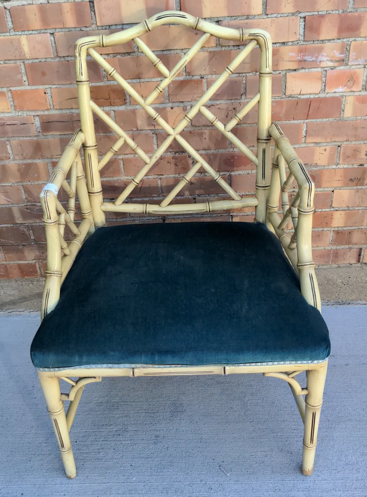 Faux Bamboo Armchair 1