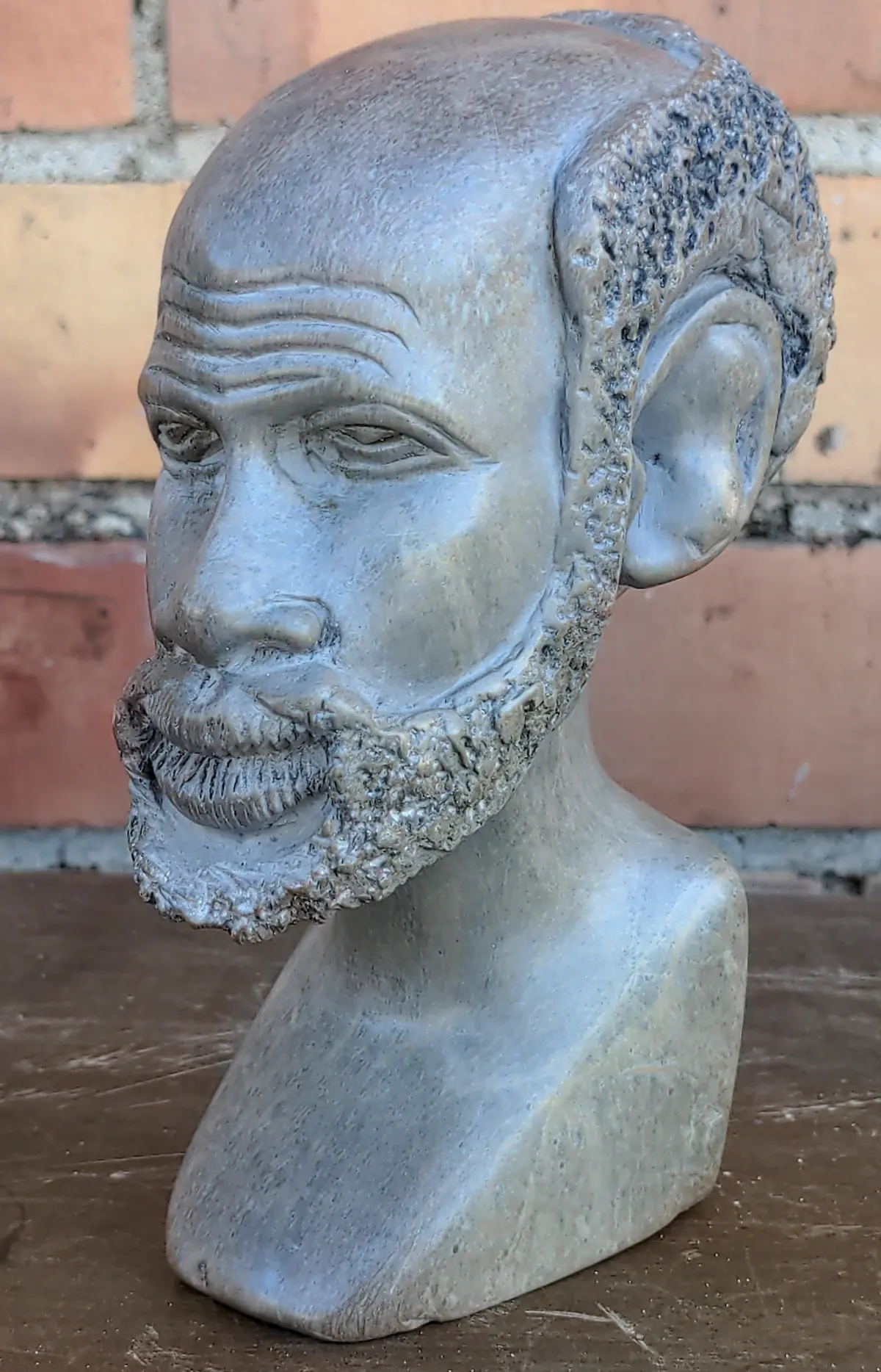 Soapstone Carved Bust From South Africa 1