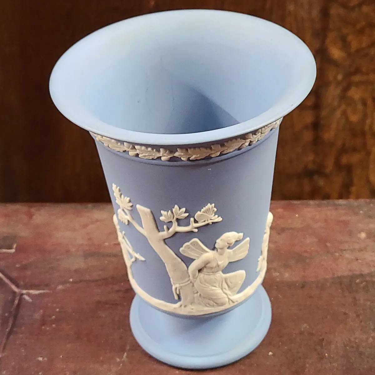 Blue Jasperware Wedgewood Vase 1