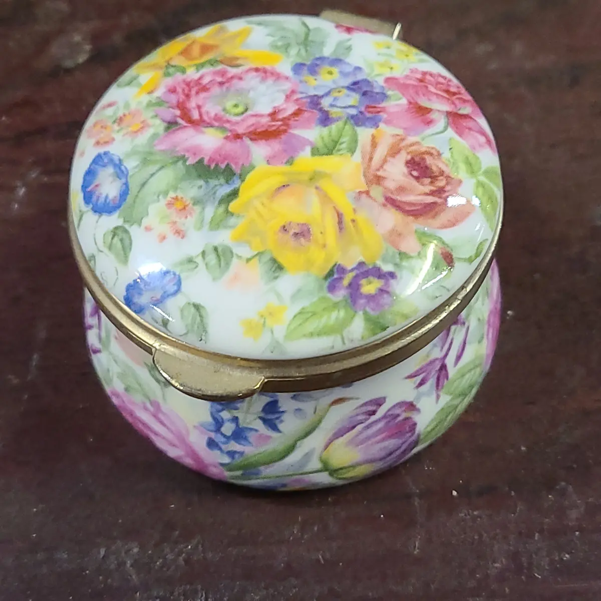Ayshford Floral Lidded Box 1