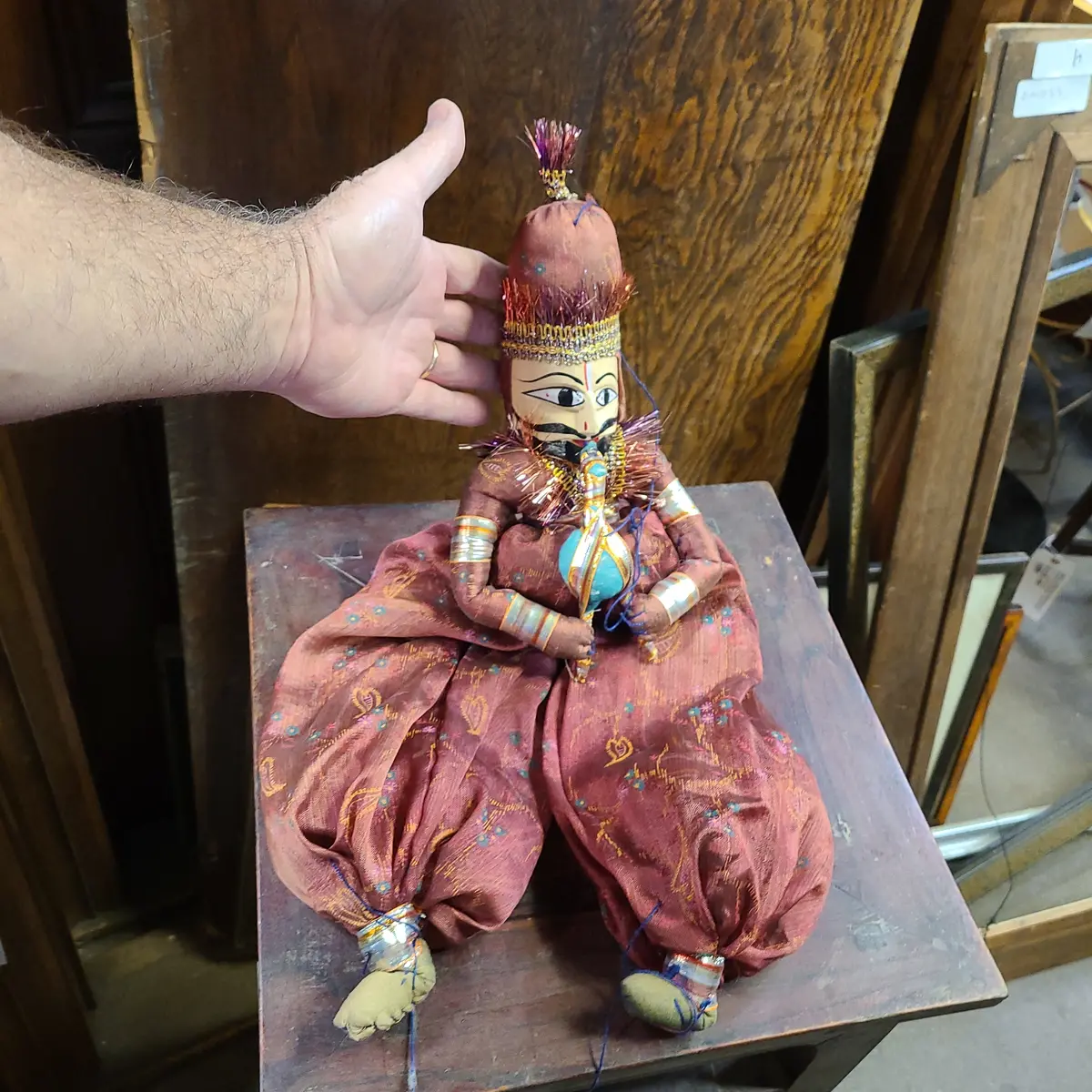 Colorful Cloth Puppet From India 1
