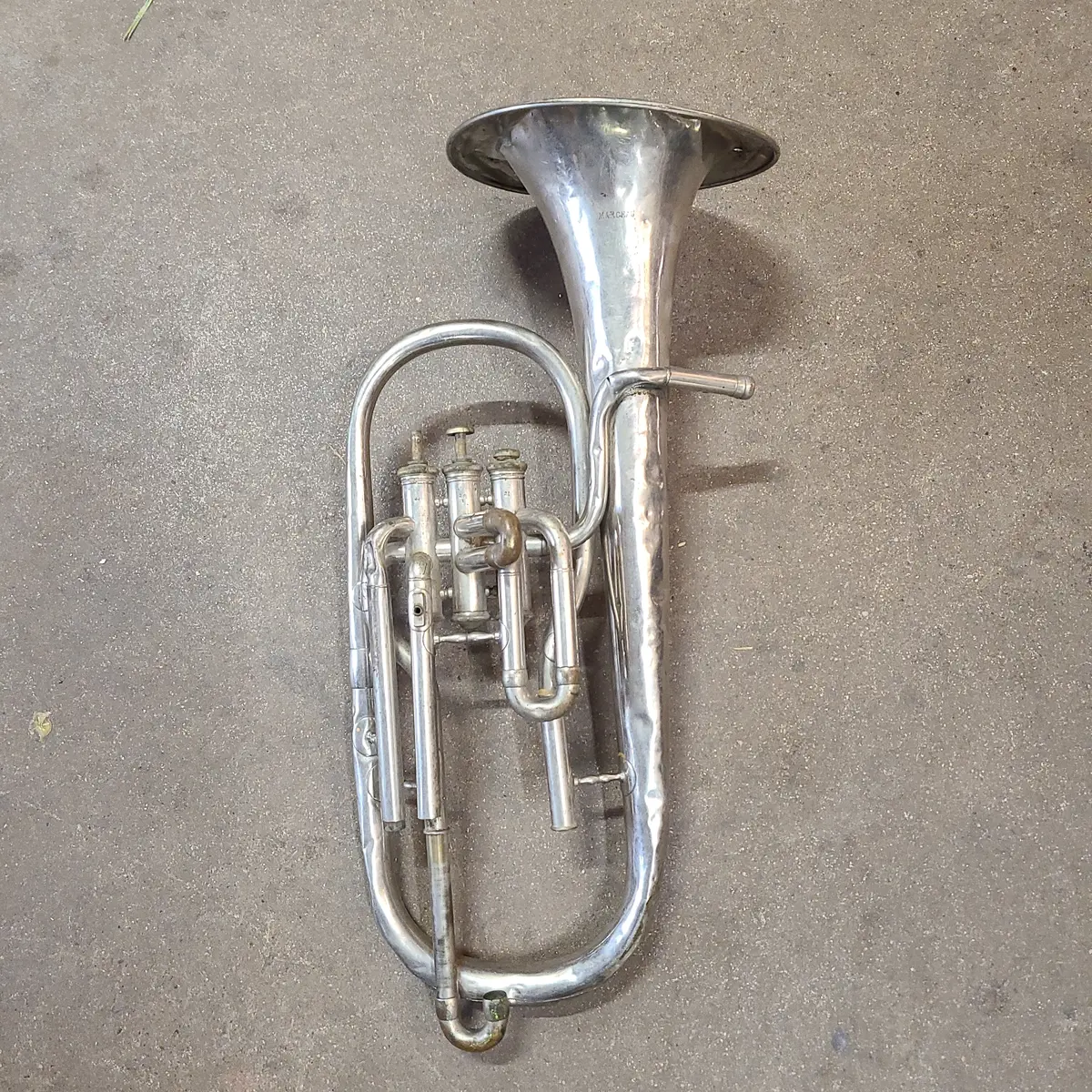 As Is Silver Musical Instrument Horn 1