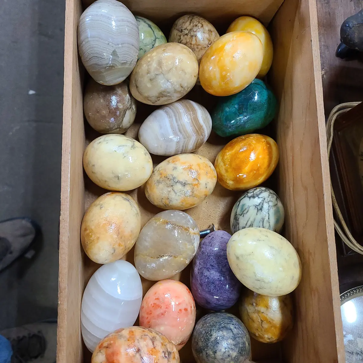 Onyx Or Marble Eggs  Each     (22 Available) 1