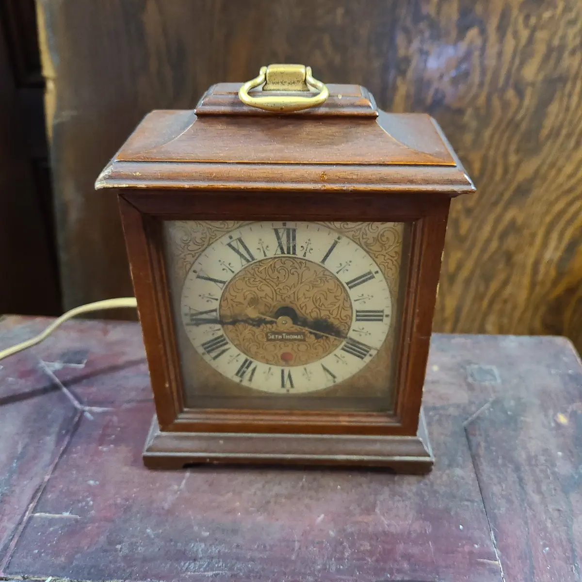 Small Seth Thomas Clock 1
