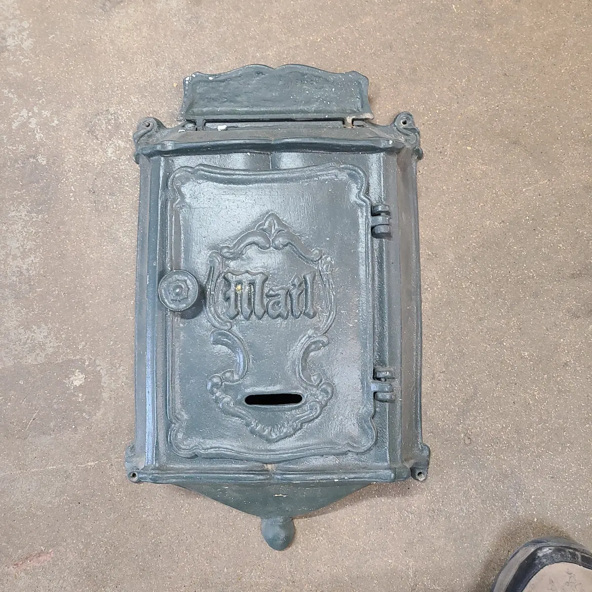 Not Old Metal Wall Mail Box 1