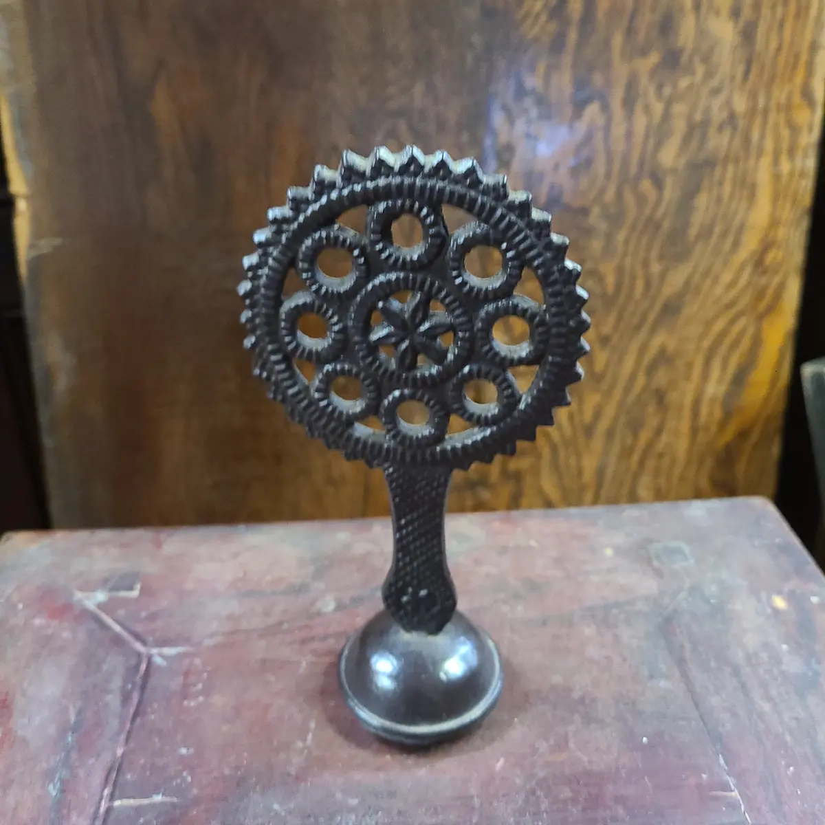 Brown Metal Indian Decor Piece 1