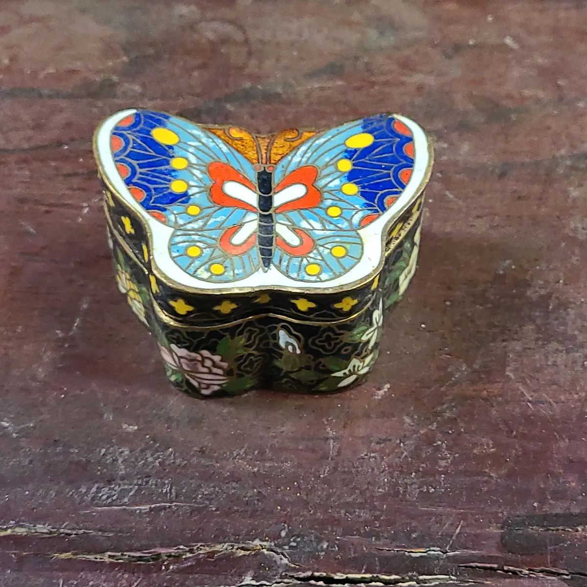 Butterfly Cloissone Box 1