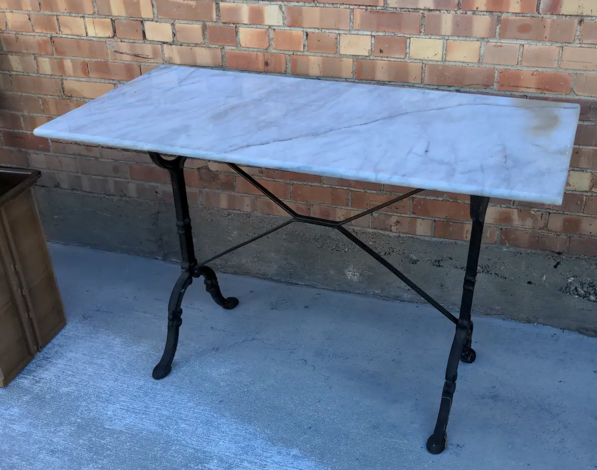 Marble Top Pastry Table 1