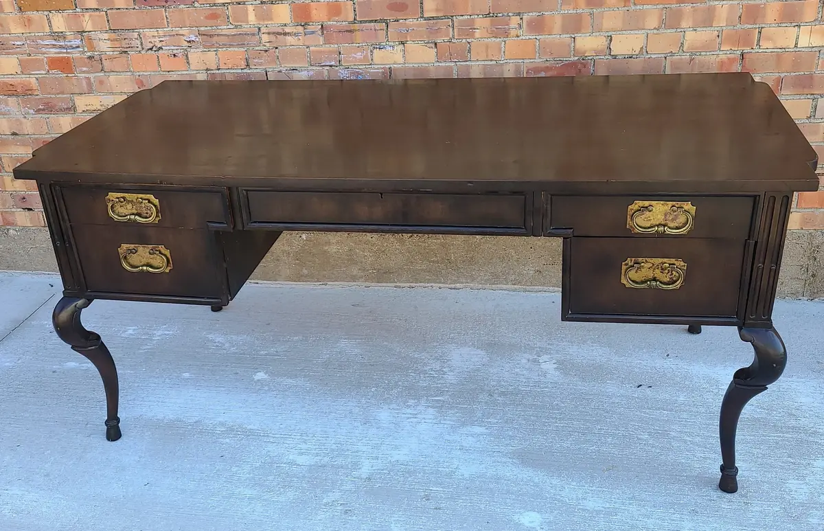 Cabriole Leg Desk By Tomlinson 1