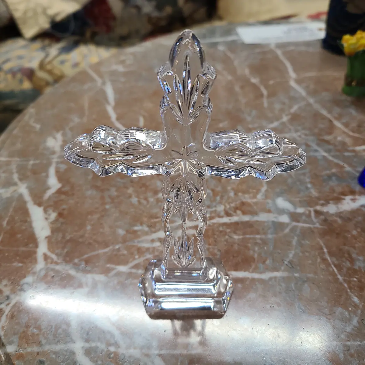 Clear Glass Cross 1