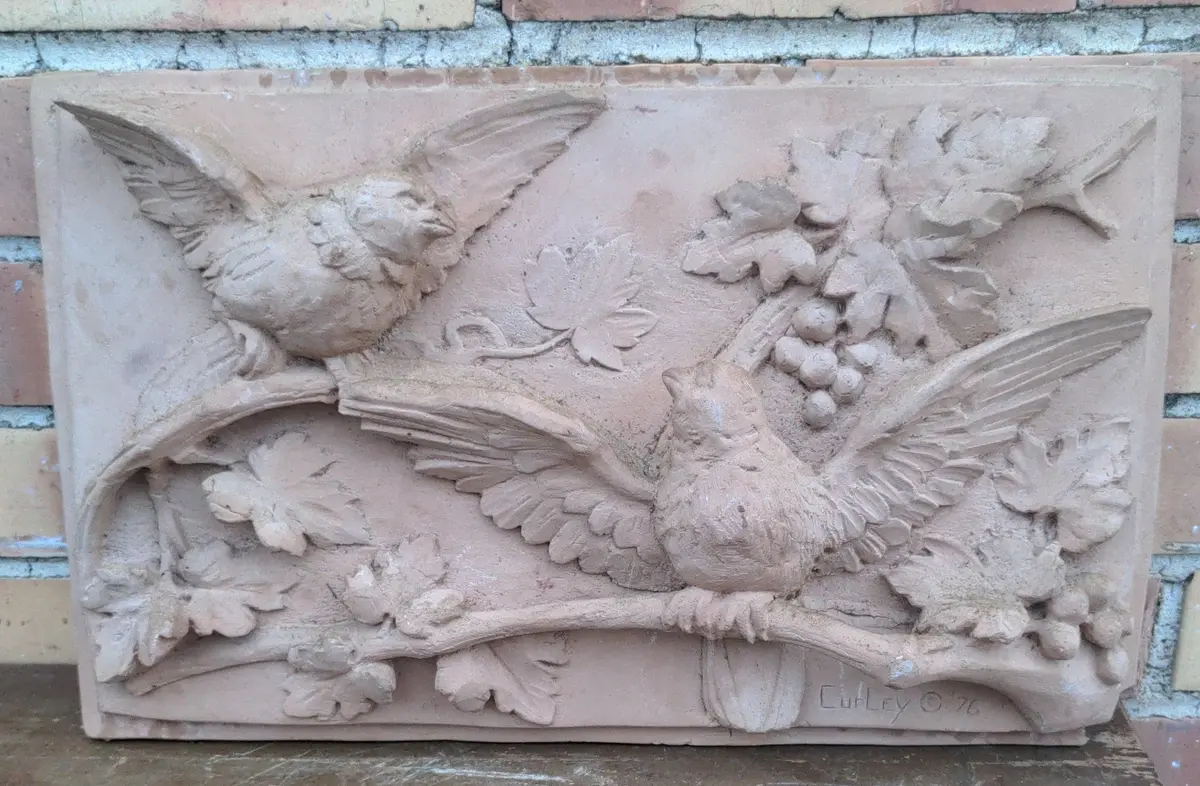 Terracotta Bird Plaque 1