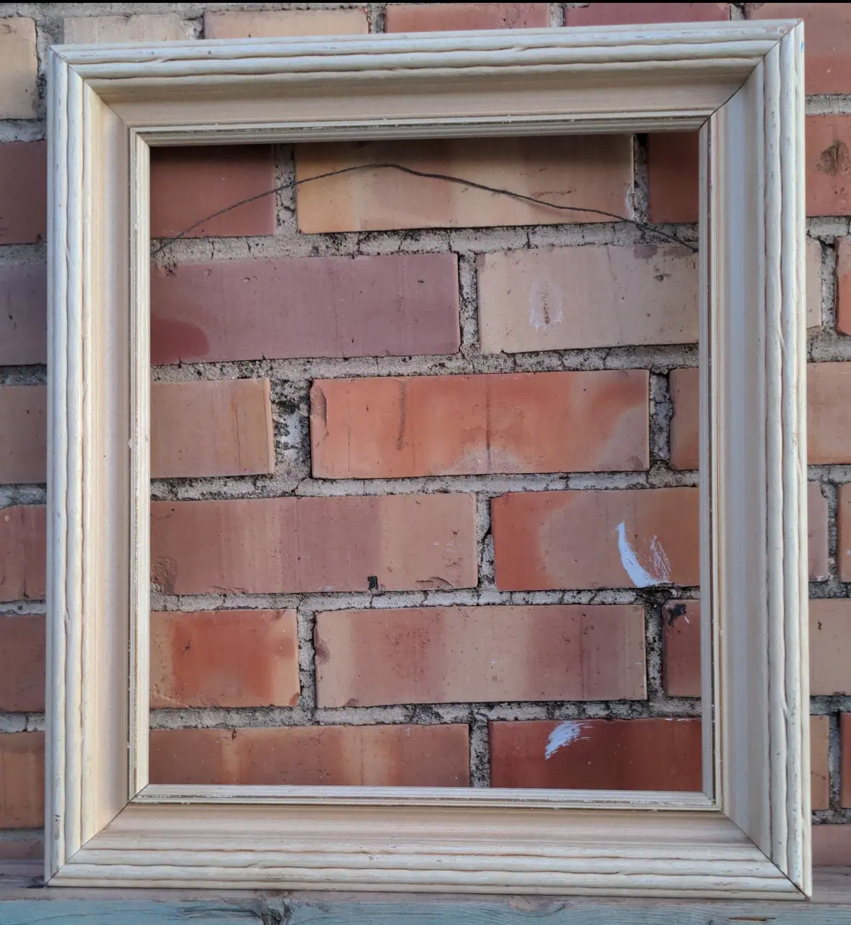 Small White Washed Frame 1