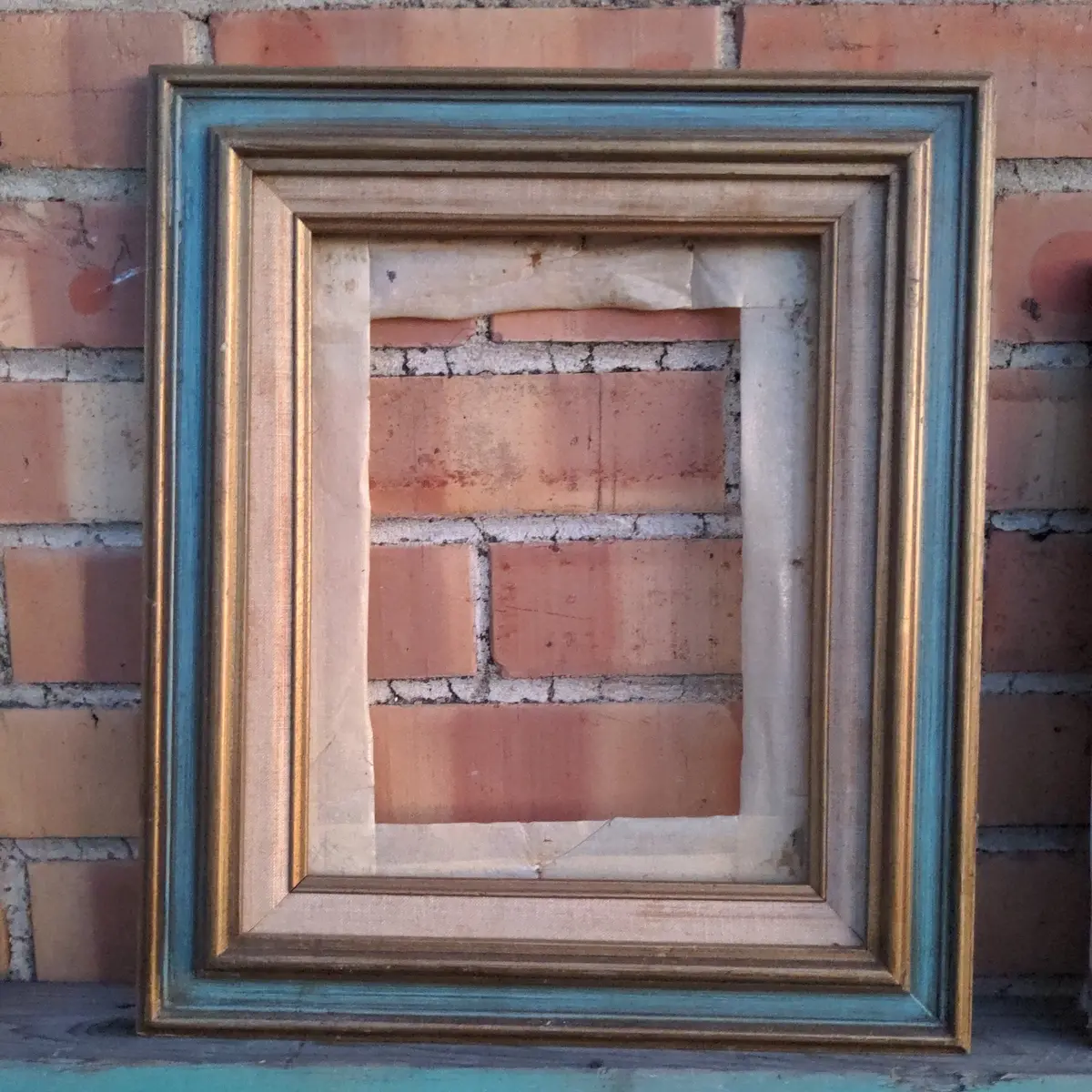 Small Blue And Gold Frame 1