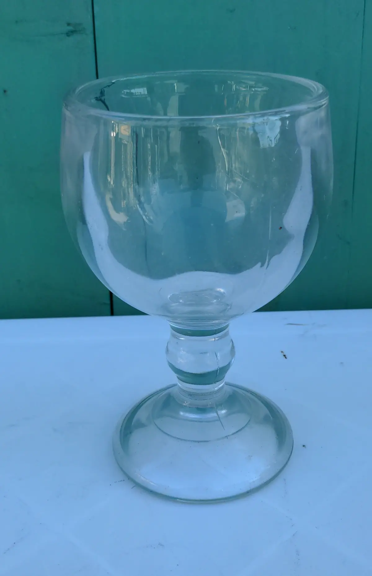 Medium Glass Beer Goblet 1