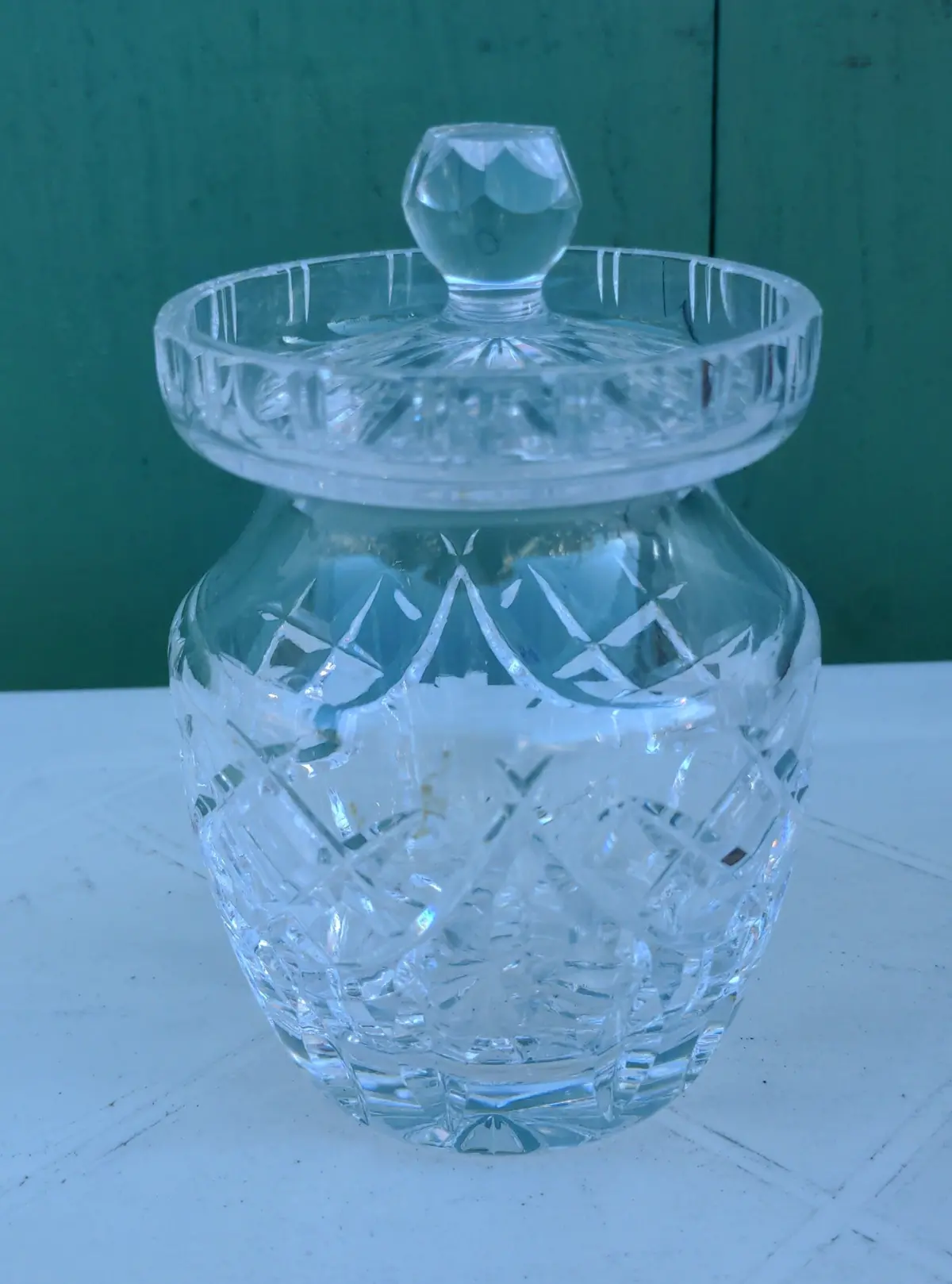 Waterford Crystal Condiment Jar 1