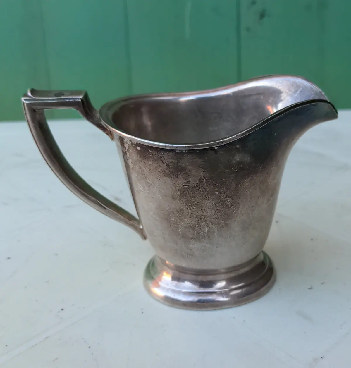 Tiny 4-Oz Silver Plate Creamer 1
