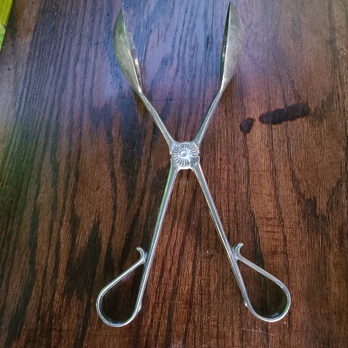 Silver Plate Tongs 1