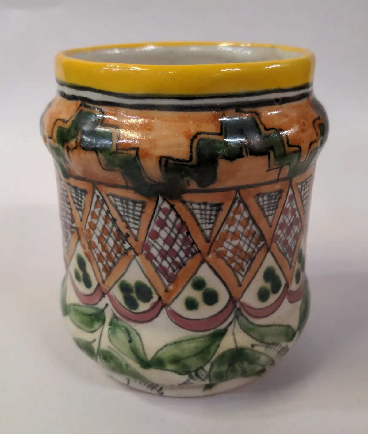 Mexican Pottery Low Vase 1